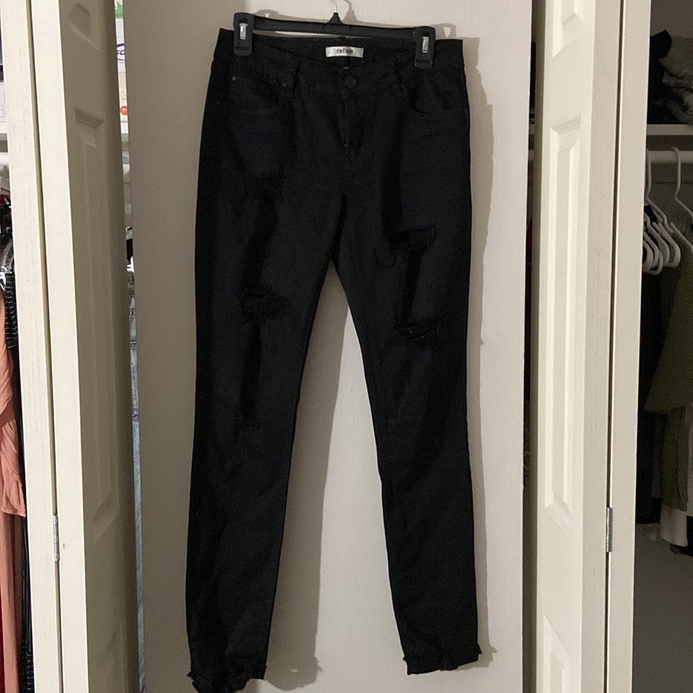 Black Ripped Skinny Jeans